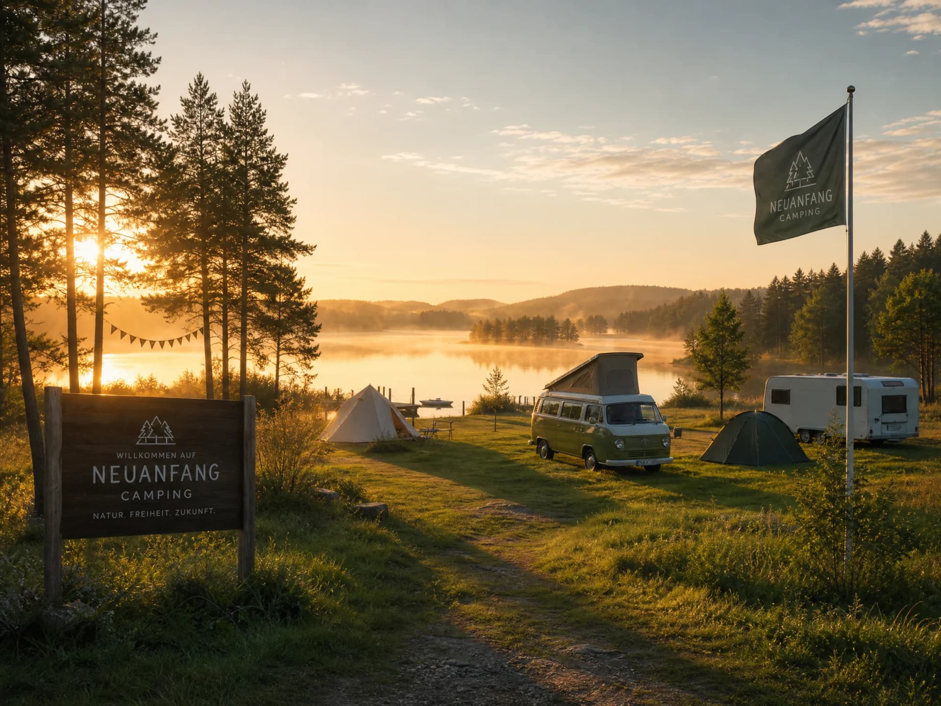 Campingplatz Neuanfang