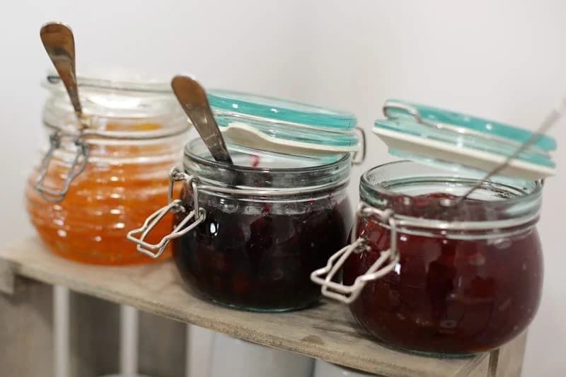 Reichhaltiges Frühstücksbuffet im Hus Seeblick