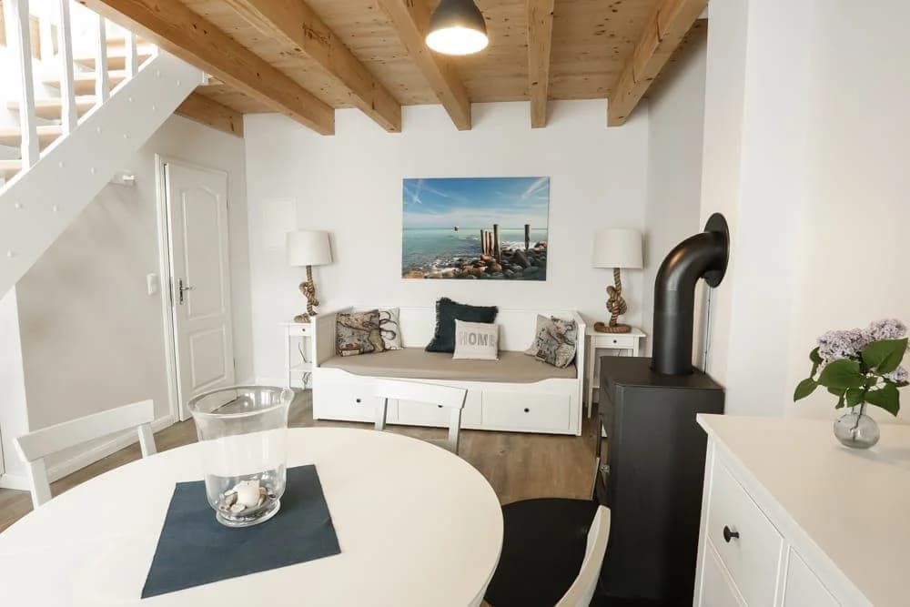 Wohnbereich eines Appartements im Hus Seeblick