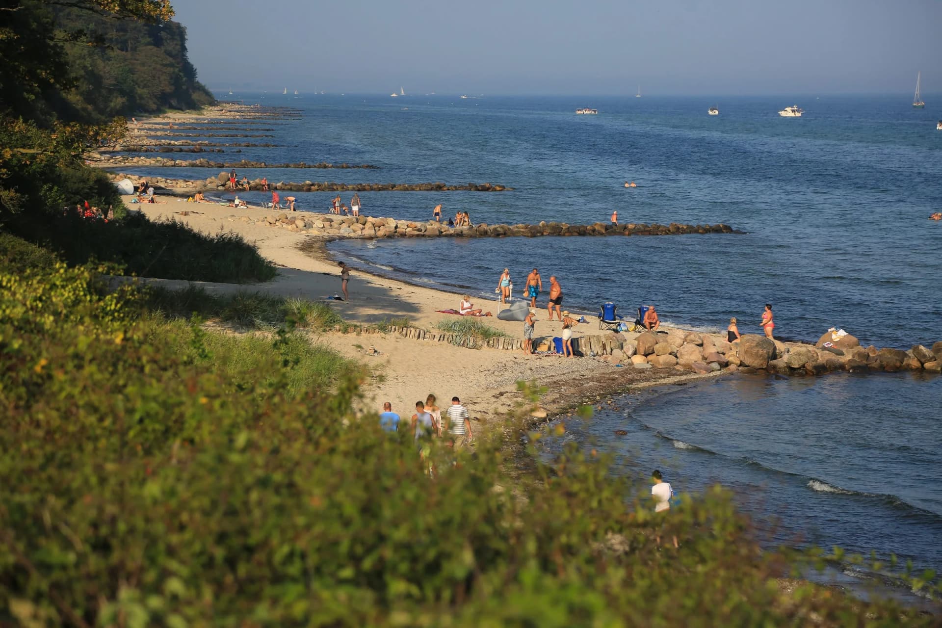 Ruhiger Naturcamping-Moment auf dem Platz