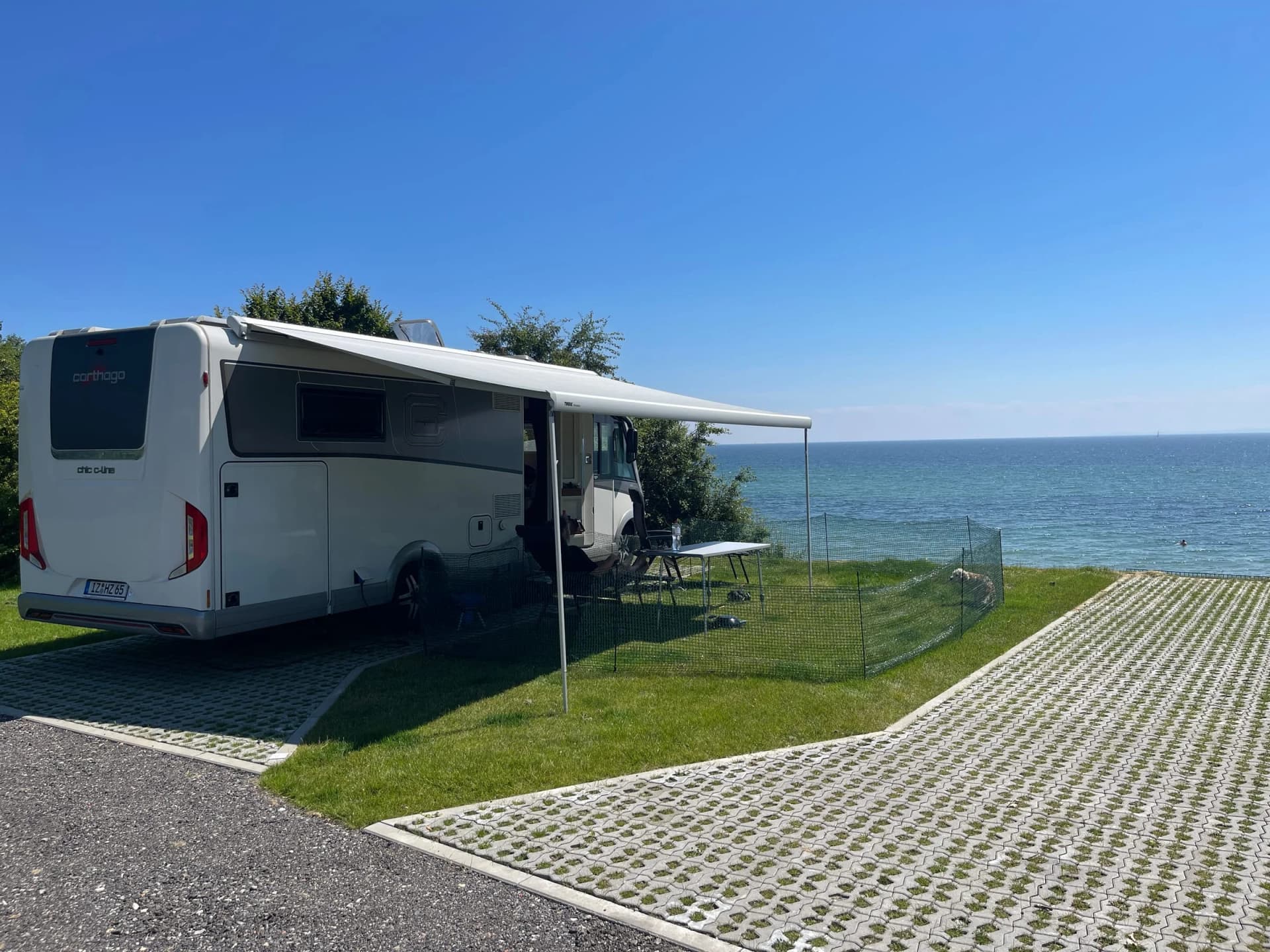 Ostsee Camping Elfenschlucht, Naturcamping mit Bäumen